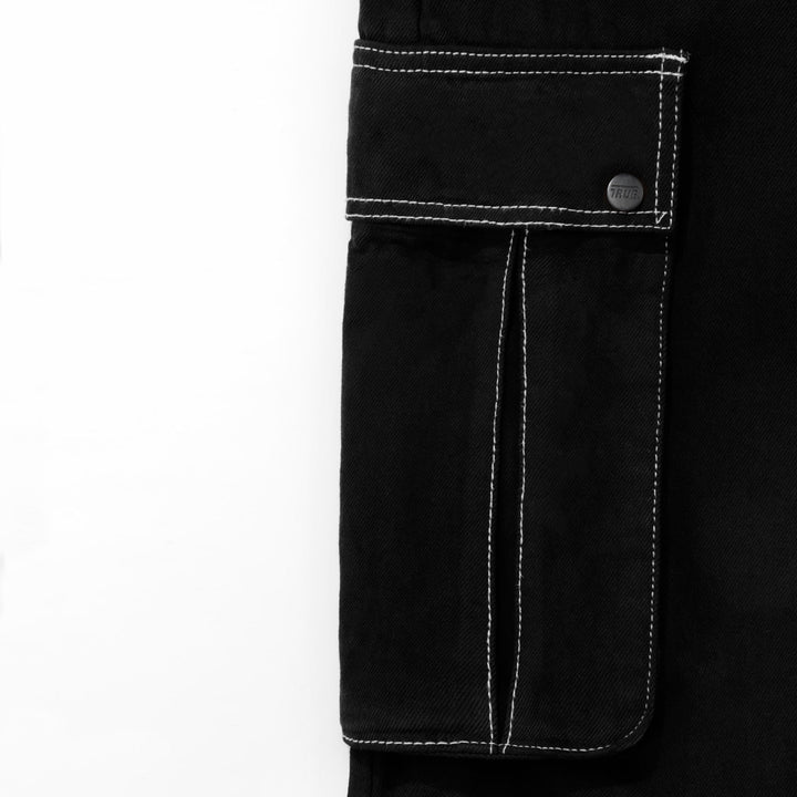 Pantalón Cargo Multi-Pocket - Negro