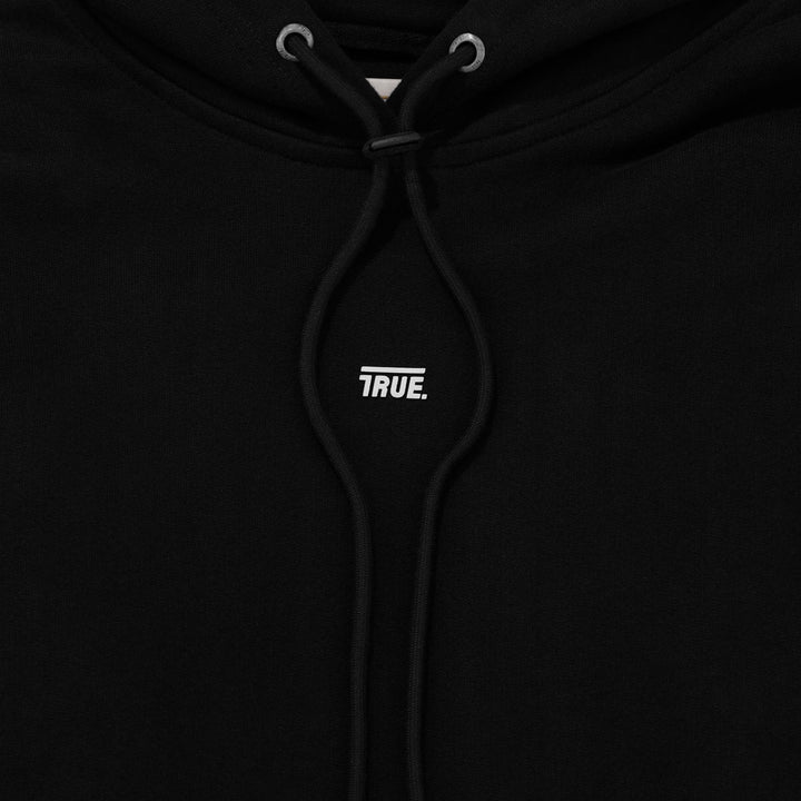 Sudadera negra con capucha